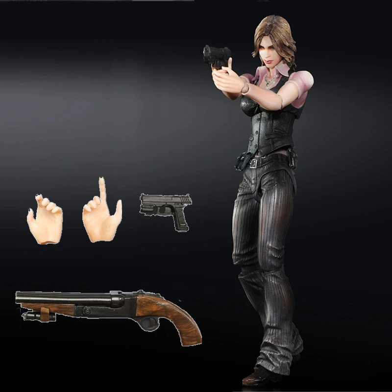 Play Arts Leon S Kennedy Jill Valentine Helena Action Figure Collect Doll Gifts 28cm Action Figures Aliexpress