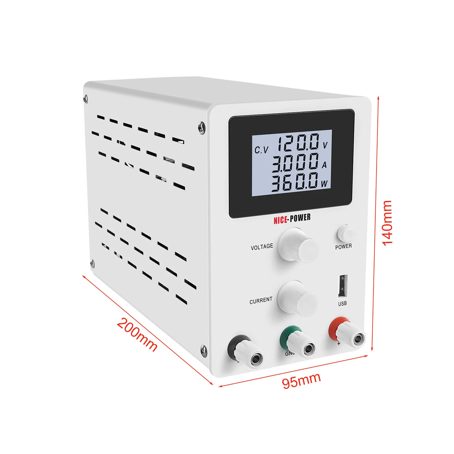 Wanptek 120 v 3a comutação ajustável fonte