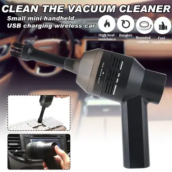 

Cordless Keyboard Vacuum Cleaner USB Computer Cleaners Rechargeable with Cleaning Gel Auto For Car Laptop PC Piano Pet Dust