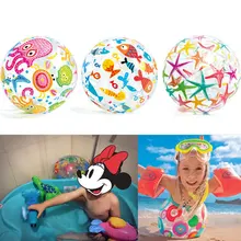 Игрушка мяч морские животные пляжный мяч плавание многоцветный Красочный надувной пляжный мяч бассейн Вечерние