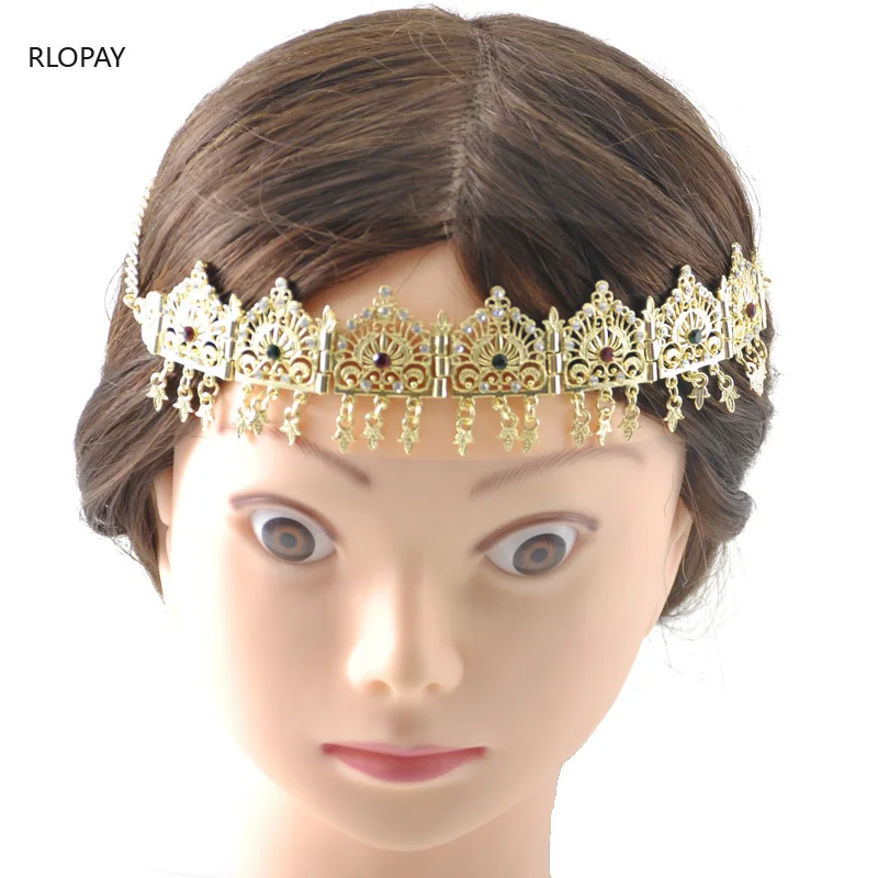 

Gorgeous Zircon Headband Bride Crown head dress Bridal Tiara Crowns Princess Queen Diadem Party Wedding Hair Jewelry ornament