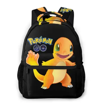 

Cool CHARMANDER 2020 Backpacks Casual Backpack Pokemon Female School Bag Man's Bags