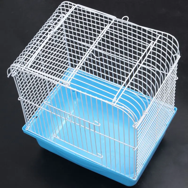 2 Floors Storey Hamster Cage Mouse house with slide disk spinning bottle