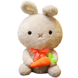Muñeco de conejo de rábano para niños y niñas, muñeco de peluche de 30/50Cm, regalo de cumpleaños