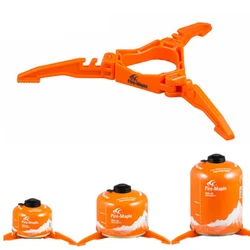 Orange Outdoor Camping Gas Tank Bracket Bottle Shelf Camping Cartridge Canister Stand Brand 1 Piece Camping Stove