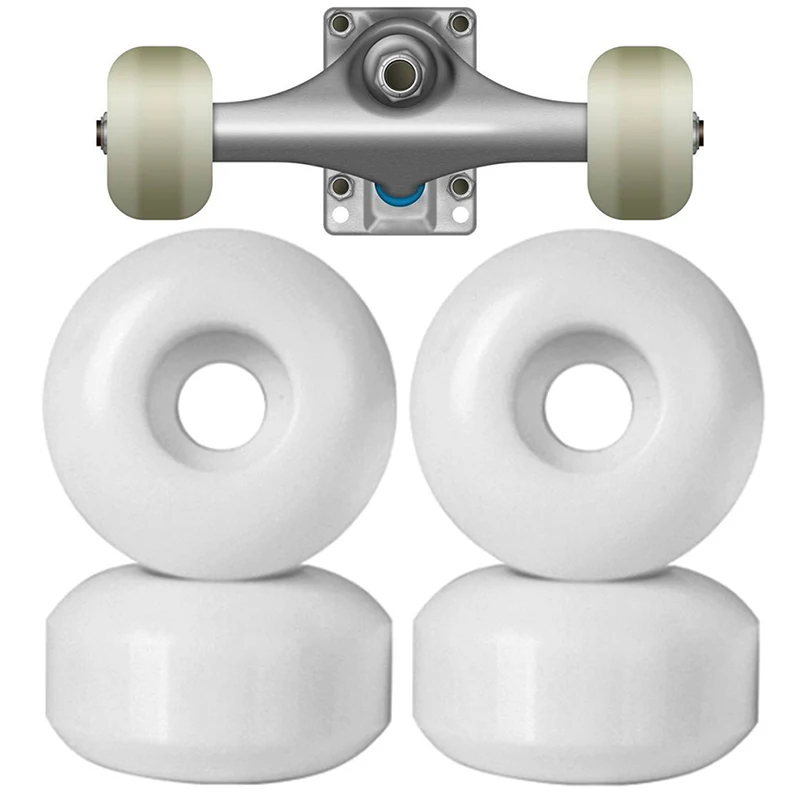 4 Pieces Classics 60mm Skateboard Wheels 85A Skate Board Wheels 