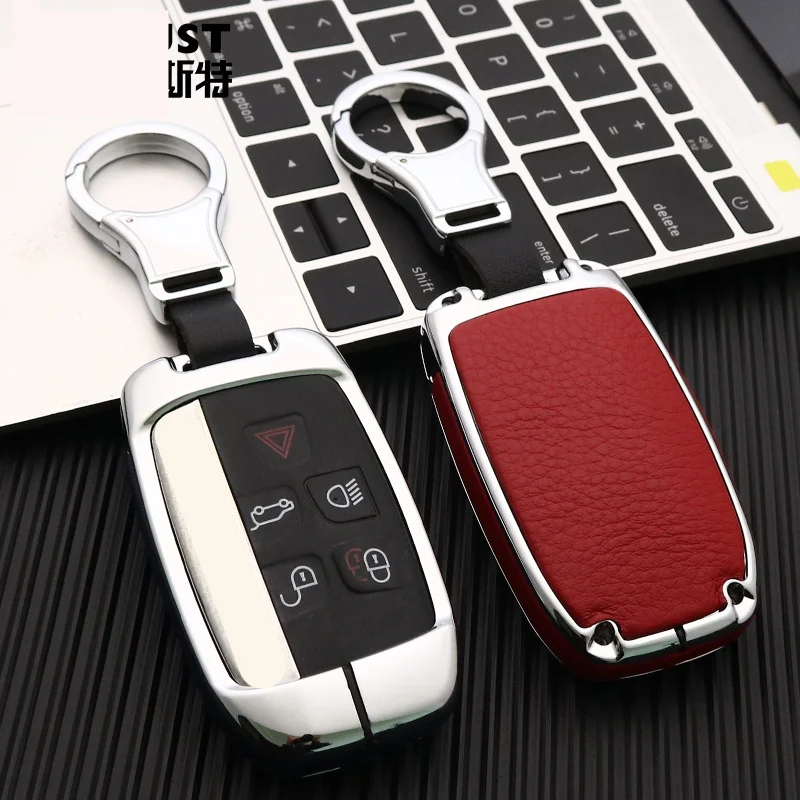 Кожаный чехол для автомобильных ключей Land Rover A9 Range Sport Evoque Freelander 2 XE XJ XJL XF C-X16 V12 Guitar