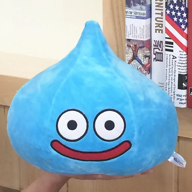 Япония игры Dragon Quest улыбка Slime мягкие забавные плюшевые игрушки мягкие дорожон Kuesuto мягкие игрушки, мягкие игрушки подарки для детей 22/30 см