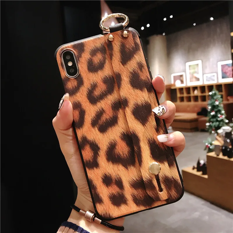 

iPhone Xs Max Wristband Phone Case Apple XR Wrist Bracket Creative Oppor15 Protective Cover I8