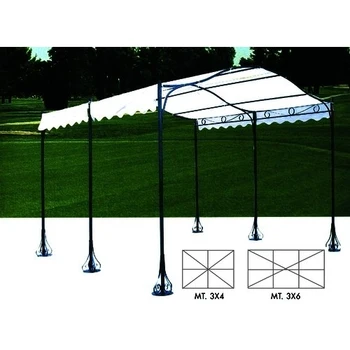 

Vette CDF00905 Gazebo a Tunnel in Metallo, Beige