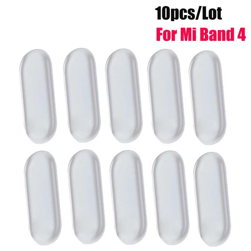10pcs film Магнитный браслет для Mi band 4, ремешок для Mi Band 3, 4, ремешок для Mi Band 4, металлический браслет из нержавеющей стали, Miband 4, браслет - Color: 10pcs film