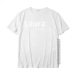 Personalized LAURA Nutrition Christmas Gift T - Shirt - Classic Cotton Men's Tee - XXXL (WHITE)
