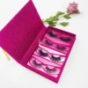 FOXYFOX Print Logo Eyelash Packaging Wholesale Multiple pairs of eyelashes With Trays Bulk 25mm Mink Lashes packaging Box Makeup 5