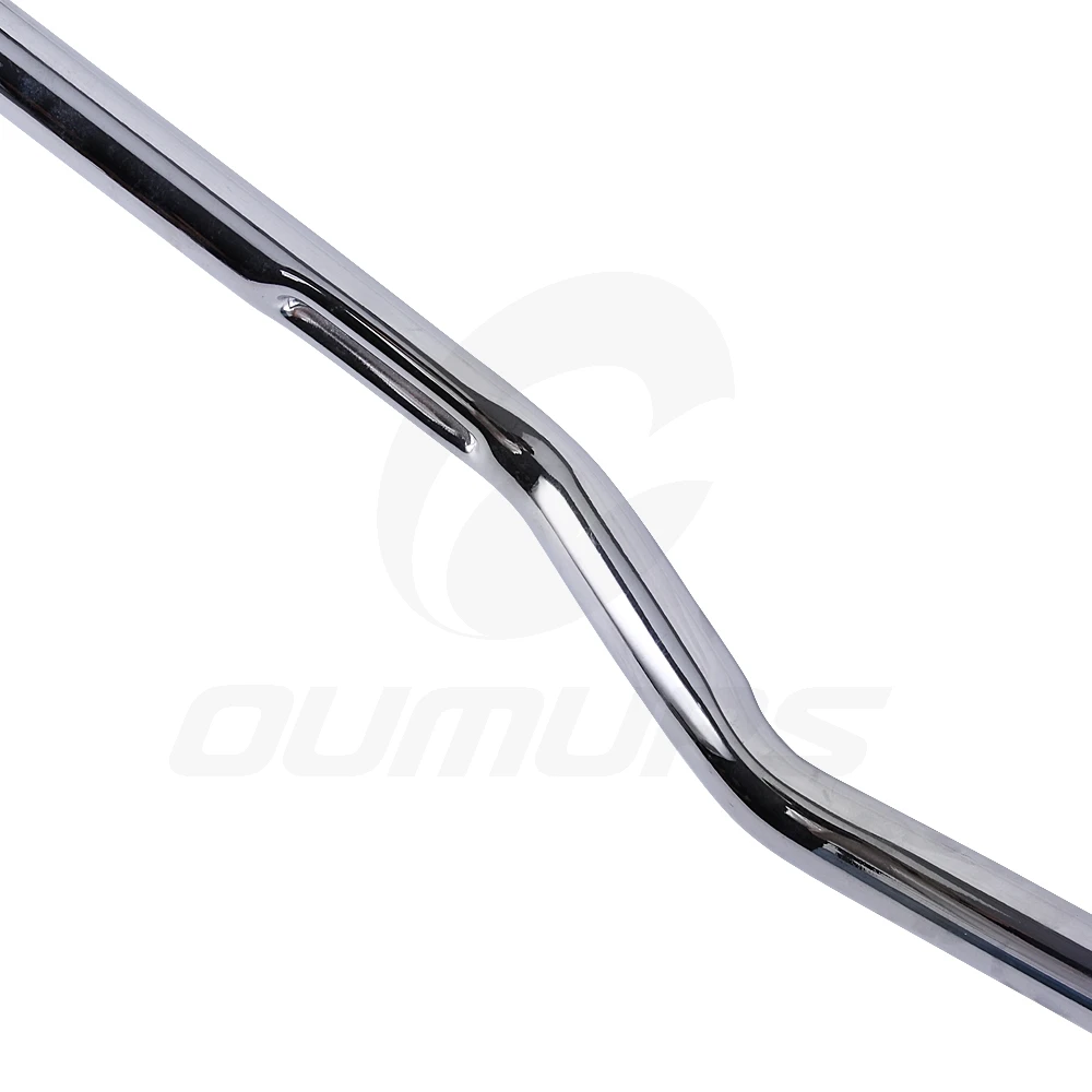 OUMURS руль мотоцикла " 25 мм рукоятка черный хром для Harley Sportster XL883 1200 Yamaha Kawasaki Suzuki Ducati