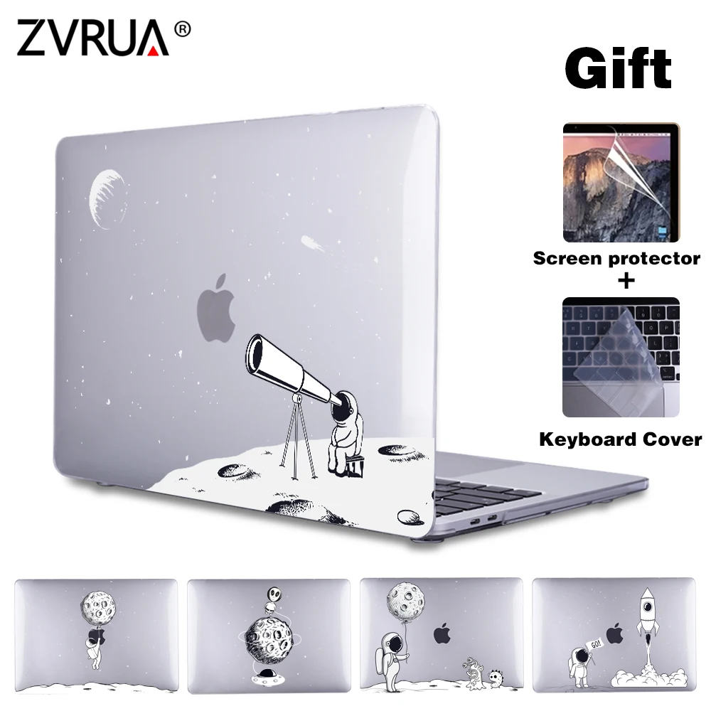 Чехол с 3d-астронавтами для Macbook Air 13 A2337 A2179 ID A2338 2020 M1 Chip Pro 14 15 16 A2442 A2141 A2485 последняя