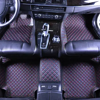 

Custom 3D Car Mats Leather Waterproof Car Floor Mats for Mitsubishi Lancer Lancer 9 10 X Outlander 3 Pajero 4 Pajero Sport 2