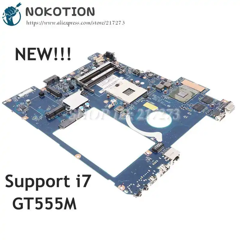 NOKOTION NEW Laptop Motherboard For Lenovo IdeaPad Y570 HM65 DDR3