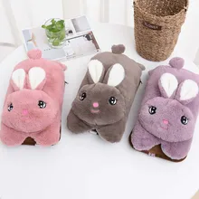 Большая новая мультяшная плюшевая перезаряжаемая грелка, ручная моющаяся грелка, фланелевый электрический нагреватель, многоцветный