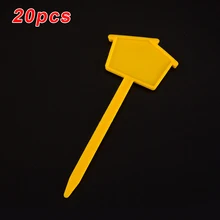 20 шт набор растения цветы Именные Бирки украшения для сада этикетки Детские маркеры