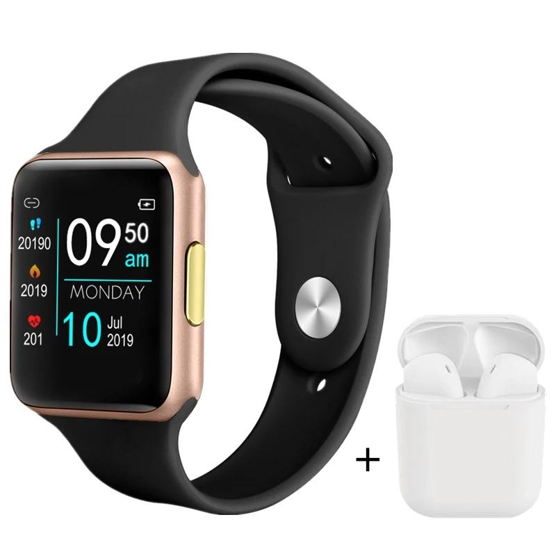 

E06 Men Smartwatch Sports IP68 Waterproof Full Touch Heart Rate Monitor Bluetooth Women Smart Watch For Android IOS PK P80