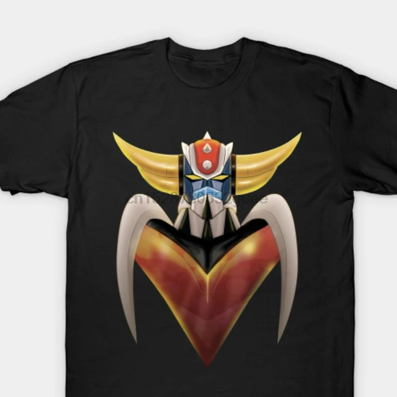 100% Cotton O Neck Custom Printed Tshirt Men T Shirt Ufo Robo Grendizer Goldorak Women | Мужская одежда