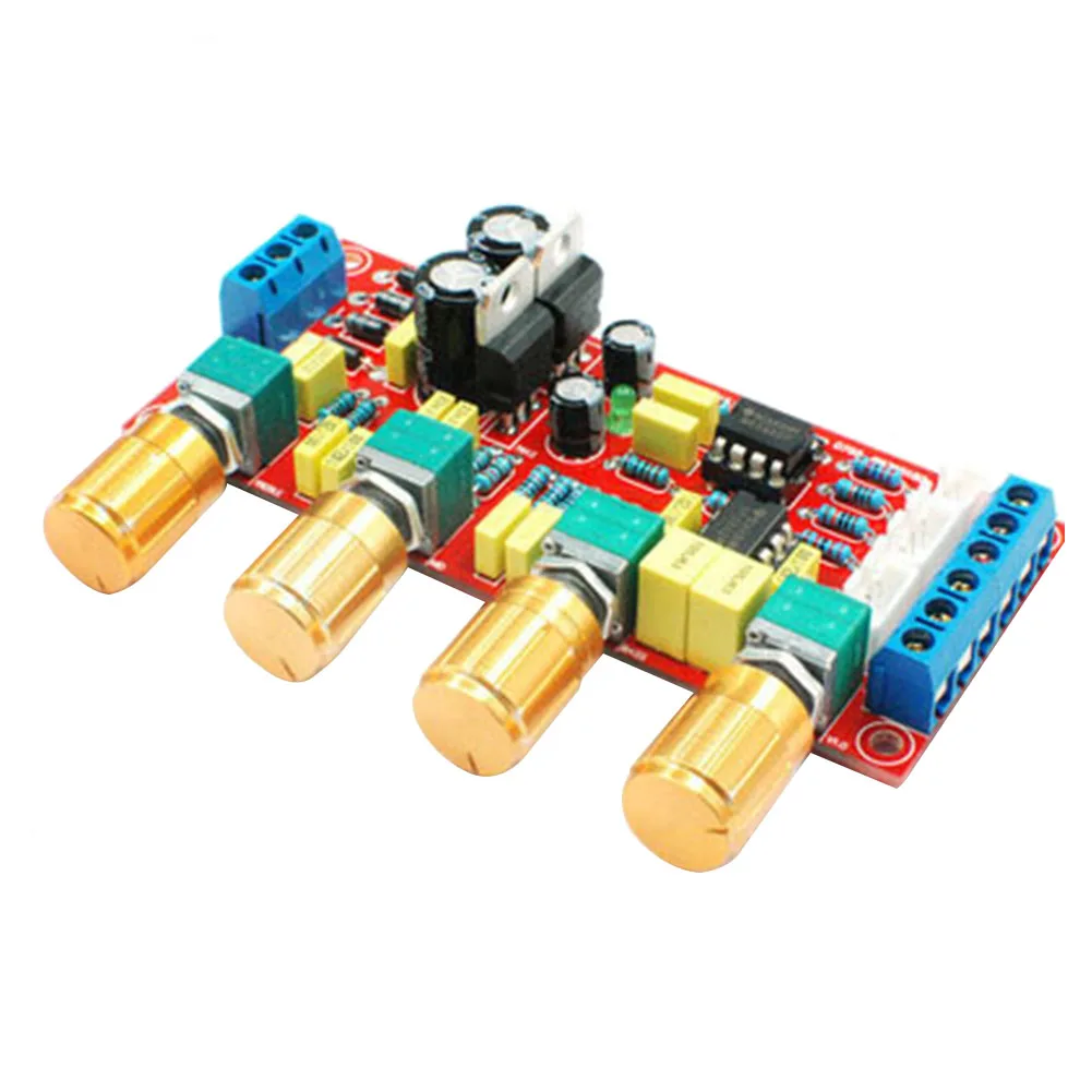 NE5532 HIFI Регулируемый тон модифицированный Средний гибкий DIY низкий модуль для любителей музыки высокий преусилитель плата управления громкостью