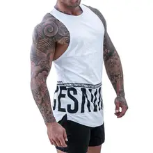 Muscle Brother фитнес мужской стиль Мода Европа и Америка эластичность облегающий Спортивный Повседневный хлопковый жилет для фитнеса