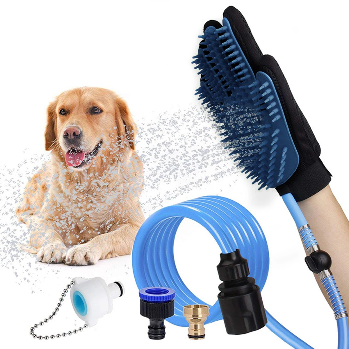 Dog Washing Glove Dog Wash Hose Attachment Dog Shower Attachment