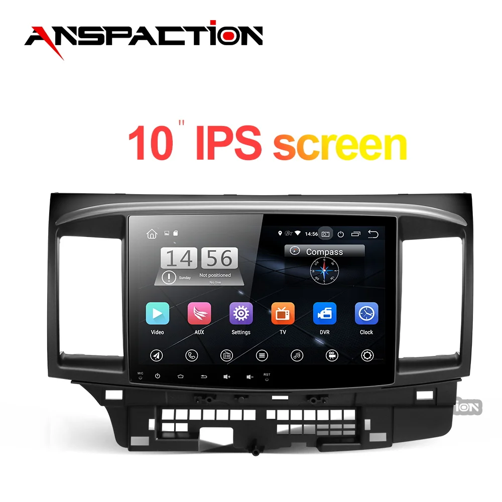 Discount PX30 Android 9.0 Car DVD for MITSUBISHI LANCER 10.1 inch 2 DIN 3G/4G GPS radio video player with Capacitive 2007-2018 1