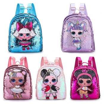

LOL dolls SURPRISE mochila bag Children's School Cute Bag plecak 3d Bag Cartoon Print Cute Anime kids Backpack Kindergarten