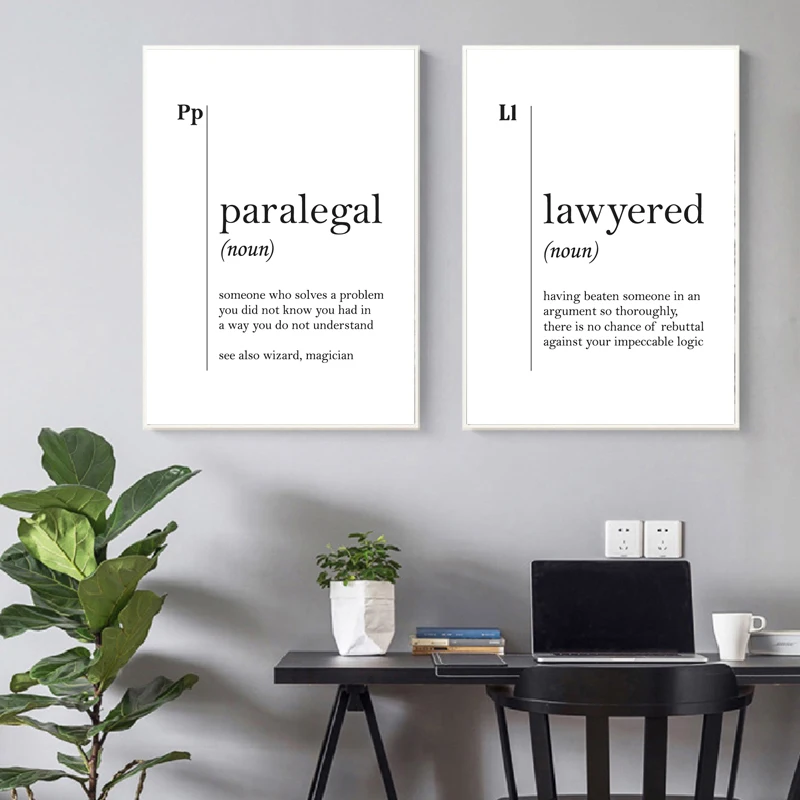 Paralegal-Definition-Print-Law-Office-Wall-Art-Decor-Lawyer-Gift-Lawyered-Definition-Art-Canvas-Painting-Minimalist (3)
