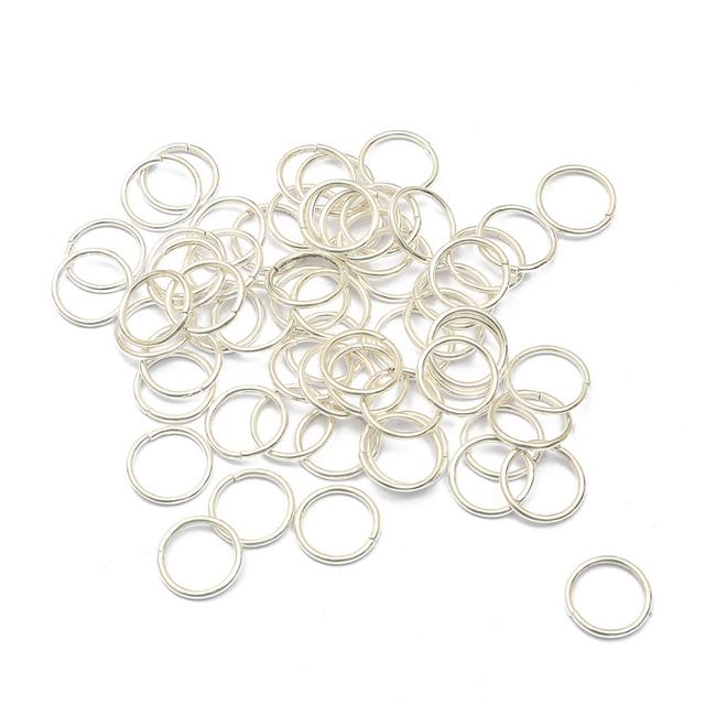 Single Loops Alloy Open Jump Rings Split Rings Connectors For DIY Jewelry Making Findings Accessories Supplies