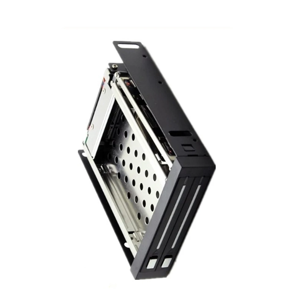 Nuevo interna móvil Rack de estación de acoplamiento Hot Swap Dual Bay 25 'pulgadas disco duro SATA