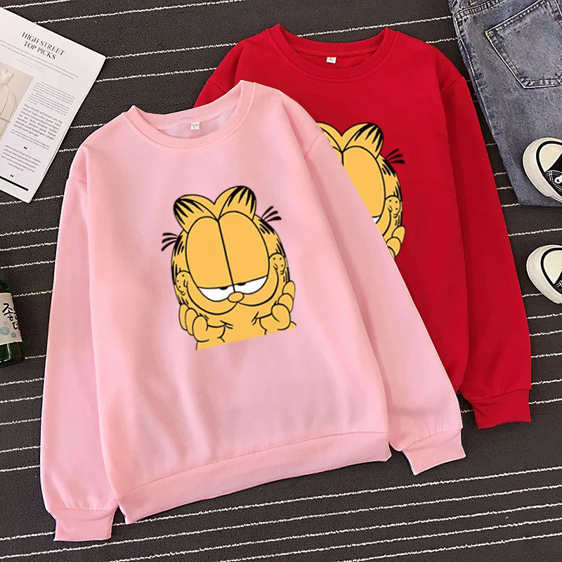 Для женщин Harajuku Толстовка с капюшоном и героями мультфильмов, милая Толстовка пуловер спортивный костюм эстетическое уличная Kawaii худи свободного кроя из Лидер продаж;