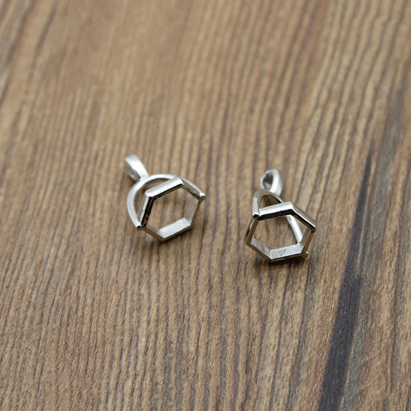 rhodium 20 шт./лот, 8 мм, отверстие, натуральный камень, кристалл, столб, подвески, застежка, колпачки, кисточки, концевые колпачки для DIY, ожерелье, изготовление ювелирных изделий Z1009 - Цвет: rhodium