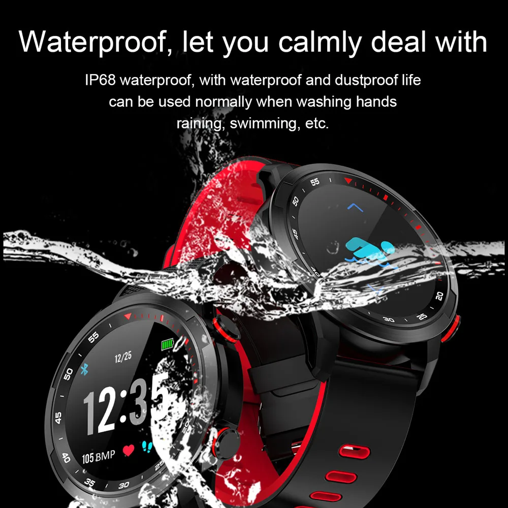 V09 Смарт часы водонепроницаемые IP68 Full Touch Ips экран SmartWatch с ЭКГ PPG кровяное давление сердечного ритма спортивные фитнес часы