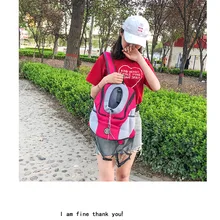 Hoomall сумка для переноски собак на открытом воздухе переносная Передняя сумка для собак с сетчатый рюкзак для путешествий двойной рюкзак