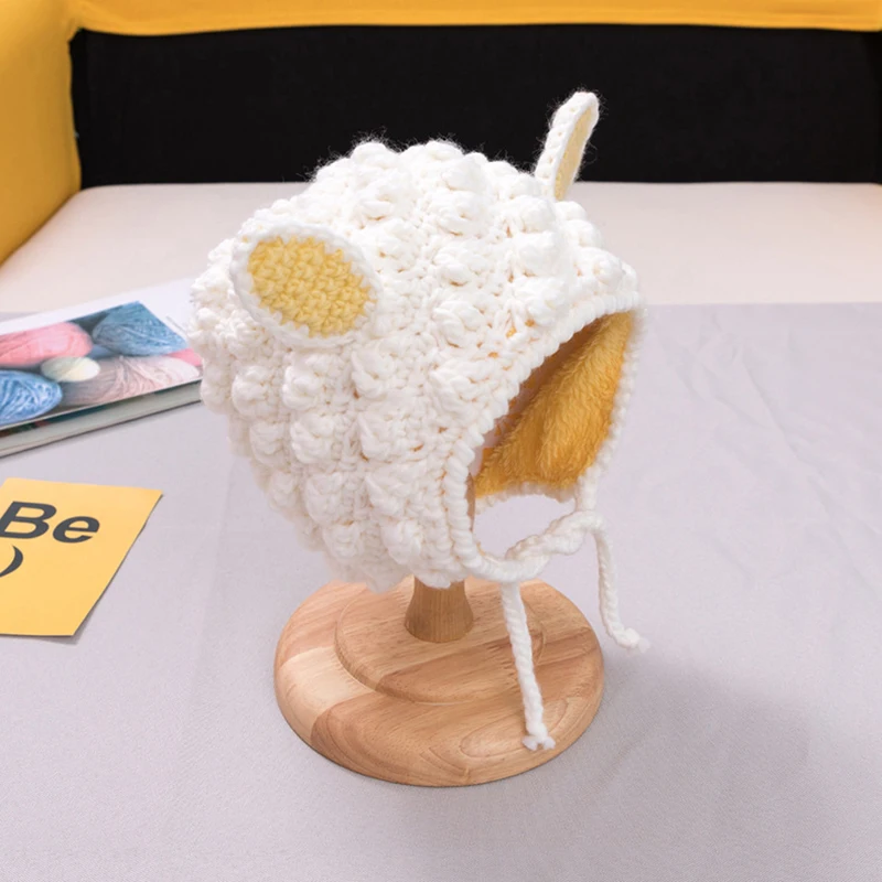 Шерстяная шапка с рисунками из мультфильмов, коллекция года, Осень-зима, новая детская шапка с бархатом, теплая детская зимняя шапка, шапка из плюша, шерстяная вязаная шапка