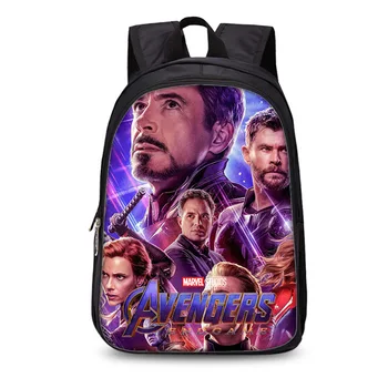 

13Inch Girls&Boys Backpack for School Avenger Endgame 3D Backpack Kids Bookbag School Bag Teen Children Fashion Mochila Escolar