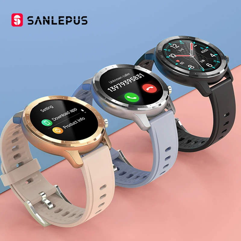 2021 NEW SANLEPUS Smart Watch Men Women IP67 Waterproof Watches Smartwatch Heart Rate Monitor For Android Samsung iPhone Xiaomi
