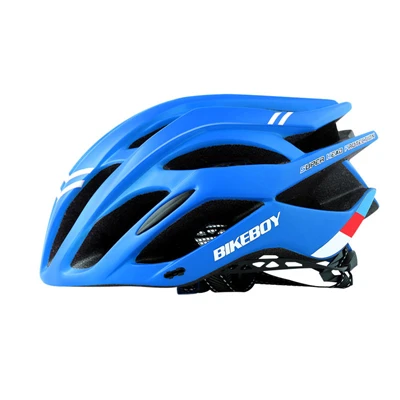 Велосипедный велосипедный шлем ультралегкий EPS+ PC крышка MTB дорожный велосипед шлем интегрально-плесень Велоспорт шлем Велоспорт безопасно Кепка - Цвет: Синий