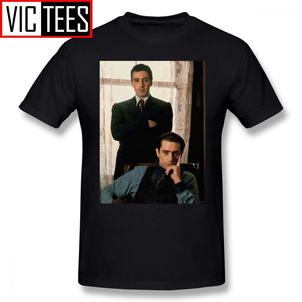 Мужская футболка с надписью The Godfather Al Pacino из 100% хлопка принтом Robot De Niro милая