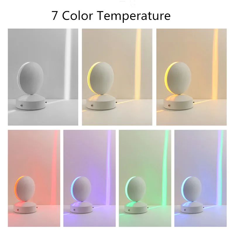 360 Degree LED Wall Light Window Sill Door Frame Wall Lamp With Remote Hotel Bar Shop Corridor Aisle 10W RGB Beam Ray Line Lamps