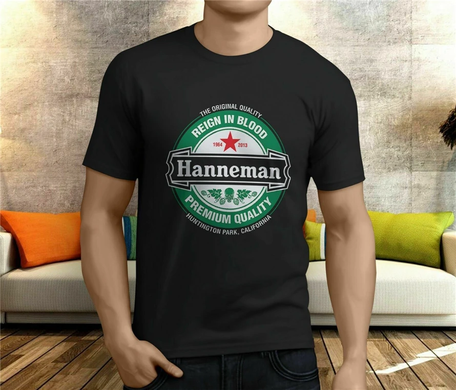 Новая популярная мужская Черная футболка Jeff Hanneman Reign In Blood из хлопка размер S-3Xl