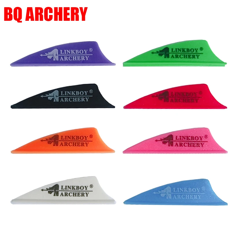 

60Pcs Arrow Vanes 1.75 inch Plastic Arrow Fletching Compound Recurve Bow Archery Hunting Shooting DIY Accessories