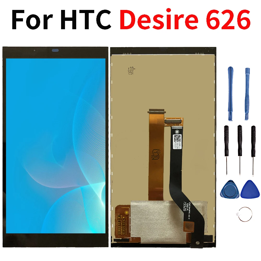 5 дюймов качественный ЖК-дисплей для HTC Desire 626 с сенсорным экраном дигитайзер D626 626G