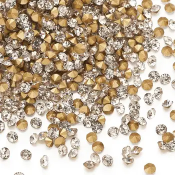 

Glass Pointed Back Rhinestone Faceted Diamond Shape 3x2mm For Mosaic rhinestone Beacelet Necklace Making Accessories