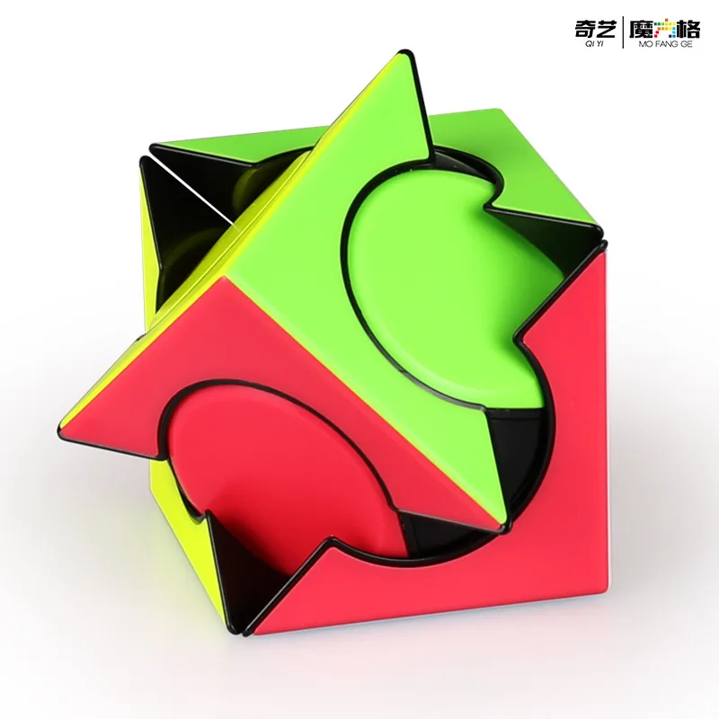 QiYi FangYuan 2x2 перекос магический куб без наклеек/черный новейшая скорость Cubo Magico головоломка твист развивающие игрушки