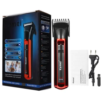 

KEMEI KM-731 Close-cutting Digital Hair Trimmer Hair Trimmer Men Hair Clipper Rechargeable Barber Salon Hair Cutting Tool Kit