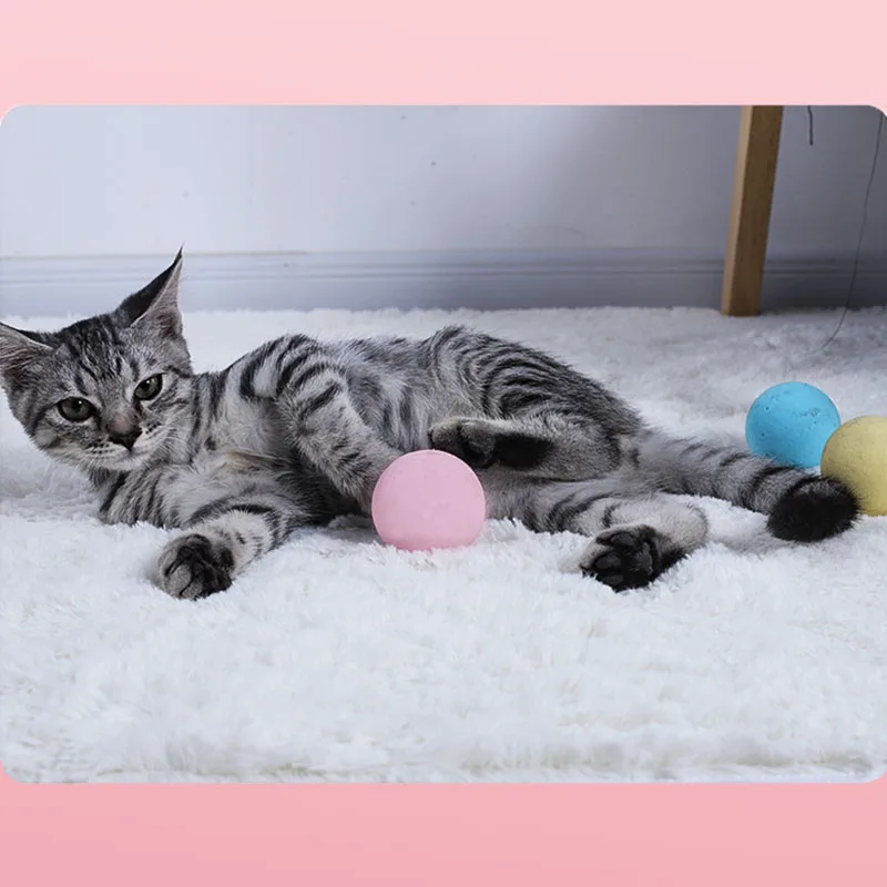 Pet cat vocal toy Smart gravity ball toy Interactive squeaky frog bird cricket sound relieves boredom self-healing ball pet toy